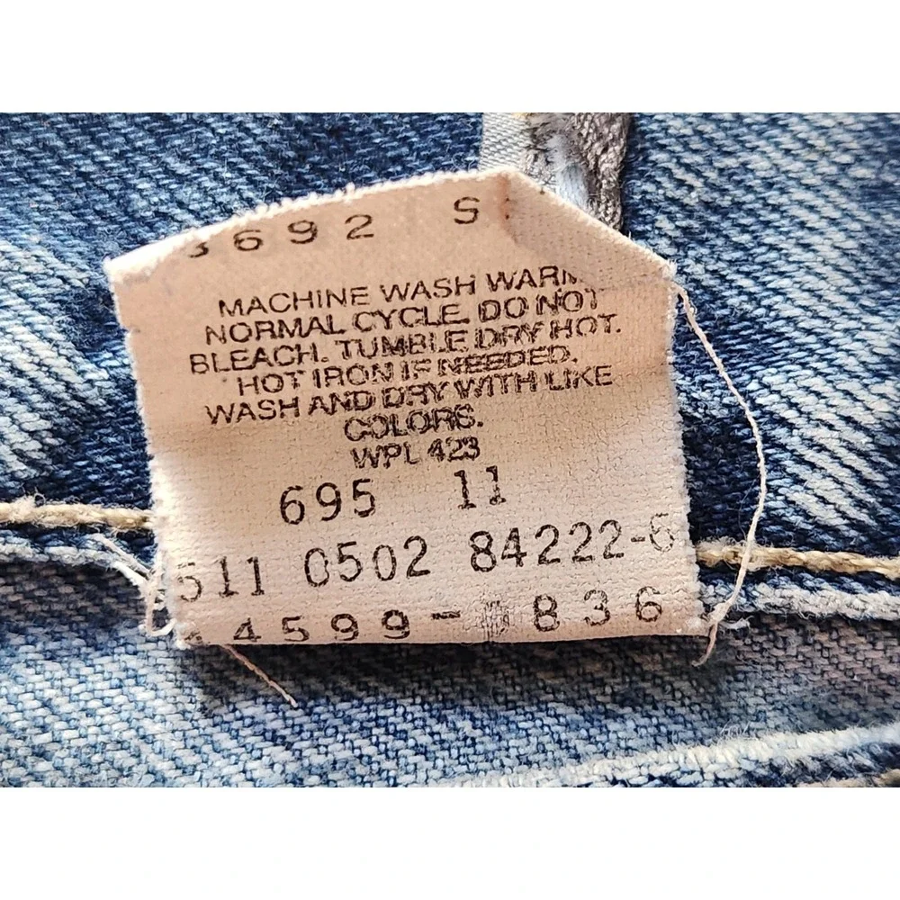 Vintage Levis SilverTab Baggy Jeans Mens 34x32 (Fits 34x31) Medium Wash USA 1996